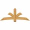 Ekena Millwork Davenport Rough Sawn Timber Gable Bracket, Western Red Cedar, 72"W x 30"H x 4"D x 6"F, 10/12 Pitch GBW072X30X0406DAV00RWR - alternate 1